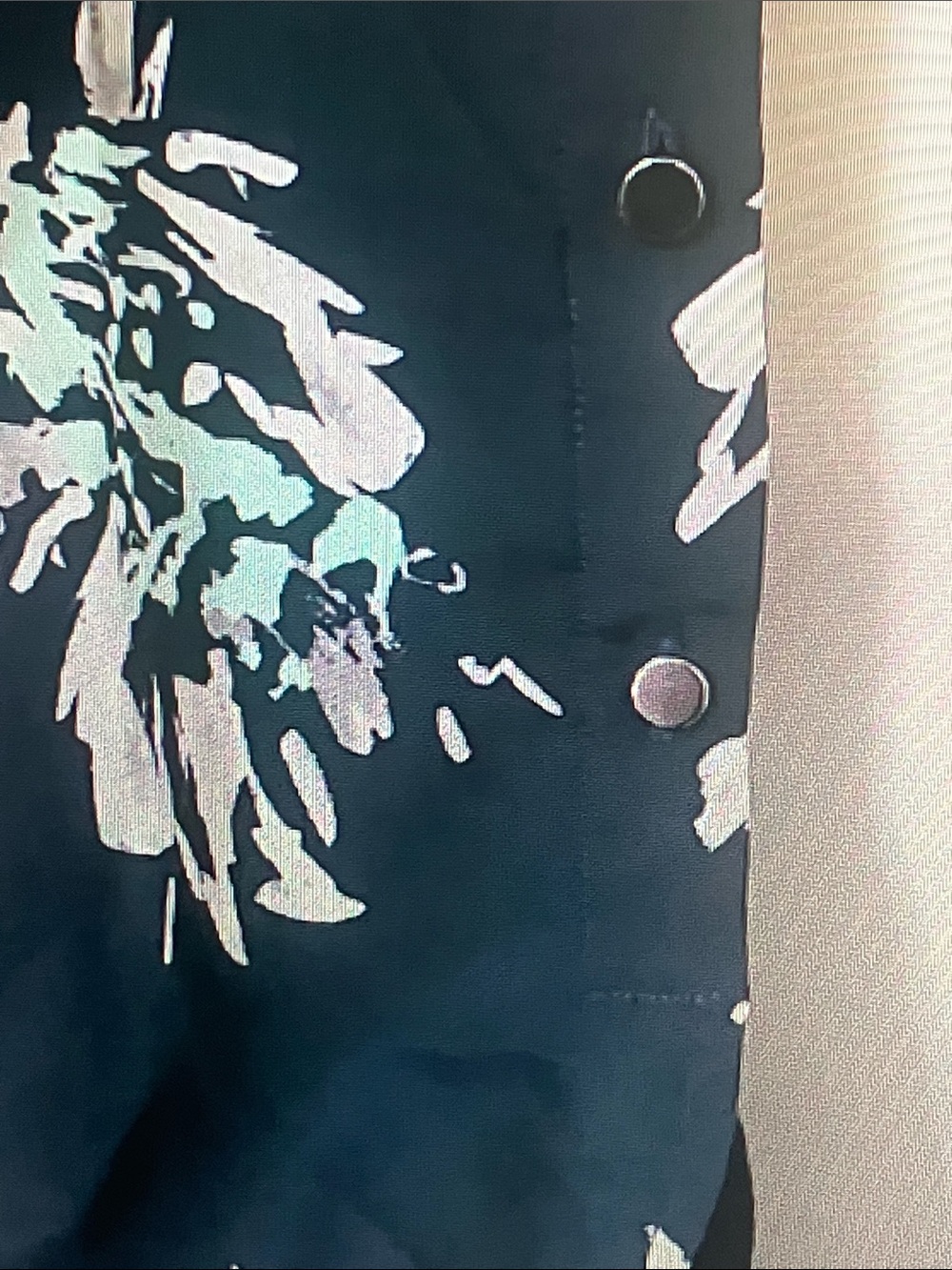Banana Republic Navy Floral Tank with Pink & Mint Accents - Picture 4 of 5